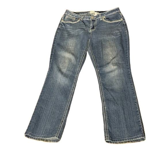Revolt Mid-Blue Straight Leg Women's Jeans Size 10 - Picture 1 of 7